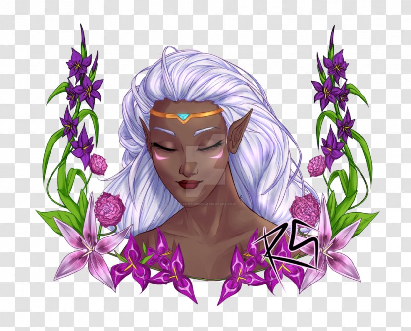 Princess Allura Voltron: Legendary Defender Floral Design Art Transparent PNG