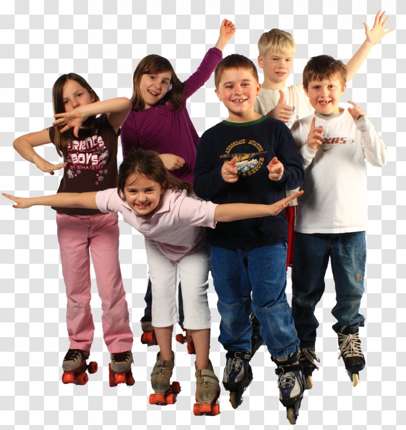 Roller Skating Ice Skates Rink - Friendship - Kids Transparent PNG