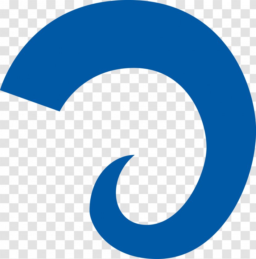 Circle Logo Crescent Symbol - Blue - SALVAJE Transparent PNG