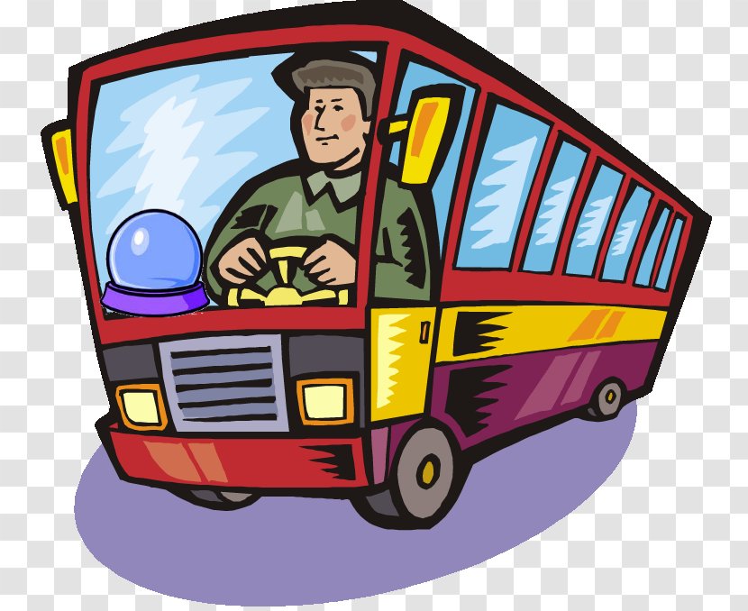 Bus Driver Driving Transit Coach - Vehicle Transparent PNG