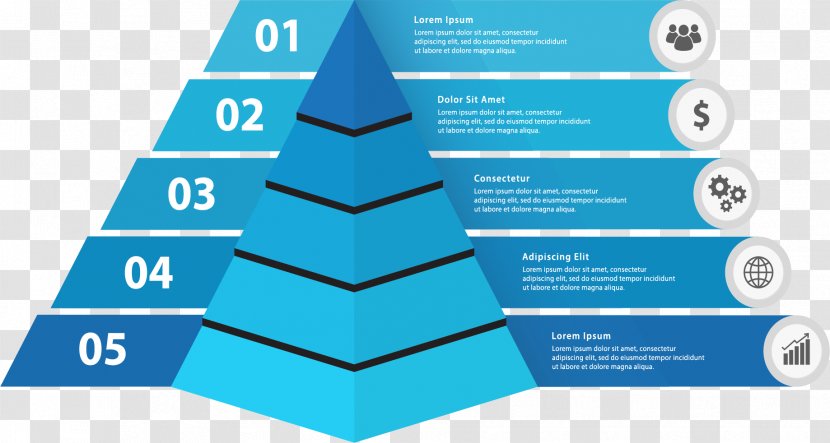 Diagram Infographic Chart Pyramid - Brand - Progressive Relationship Transparent PNG