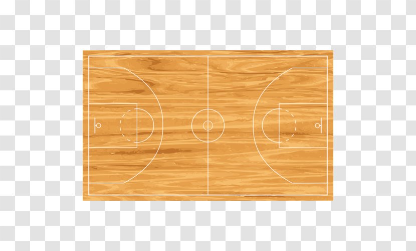 Basketball Court Wood Flooring - Hardwood Transparent PNG