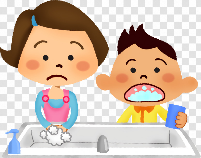 Cartoon Cheek Nose Child Fun Transparent PNG