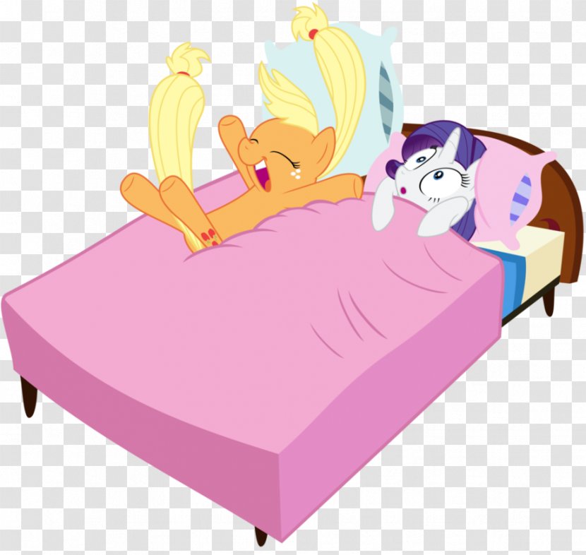 Rarity Applejack Sleep Bed Purple Transparent PNG