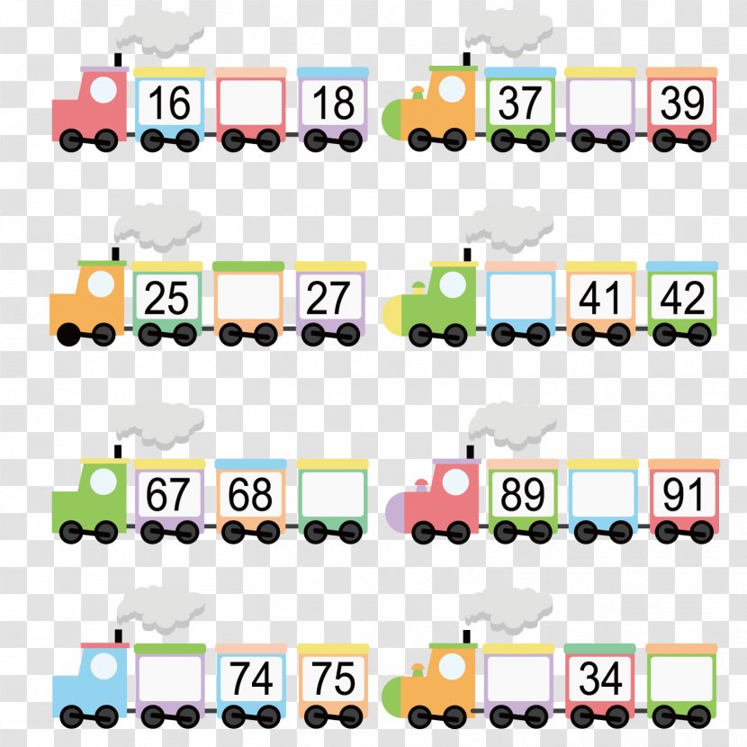 Worksheet Royalty-free Clip Art - Cartoon - Digital Train Transparent PNG