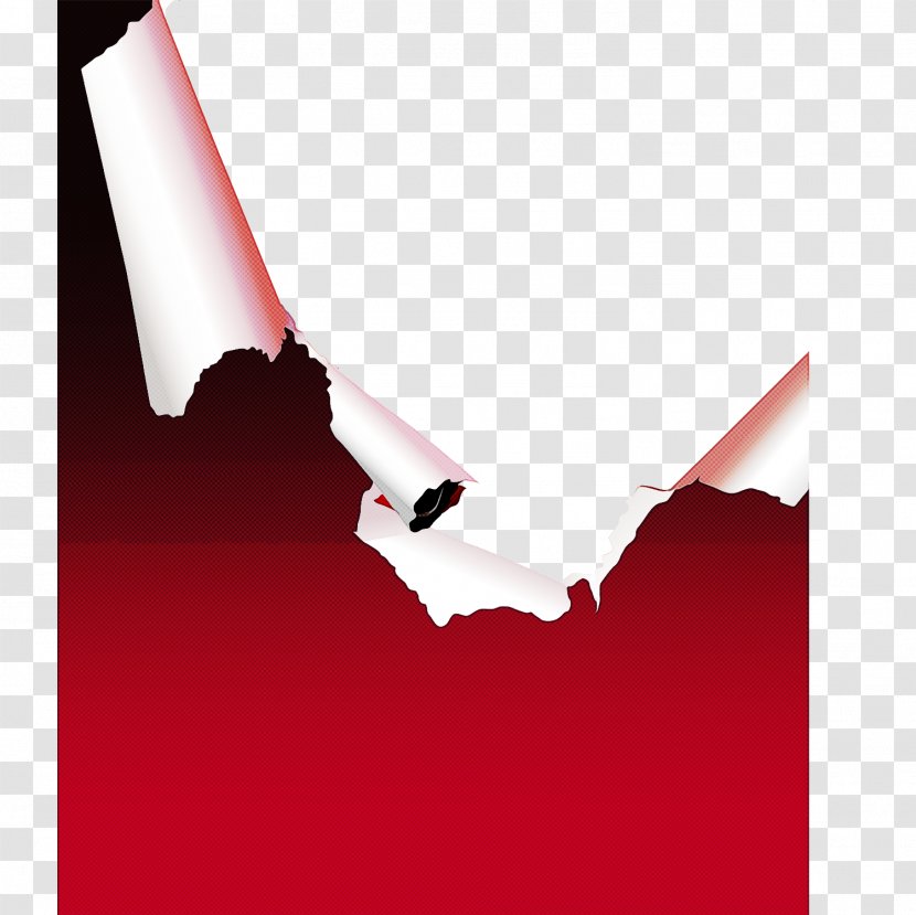 Red Gesture Paper Fictional Character Flag Transparent PNG