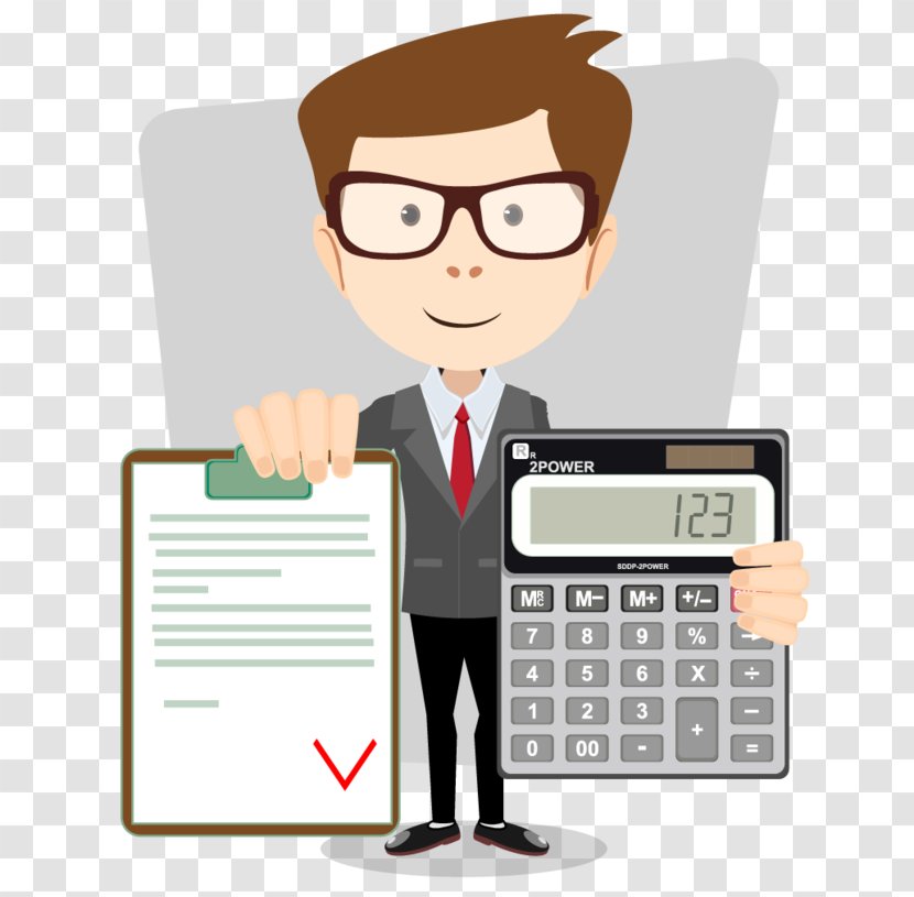 Accountant Accounting Cartoon - Communication - Financial Transparent PNG