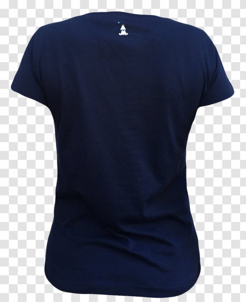 T-shirt Electric Blue Cobalt Sleeve - V Transparent PNG