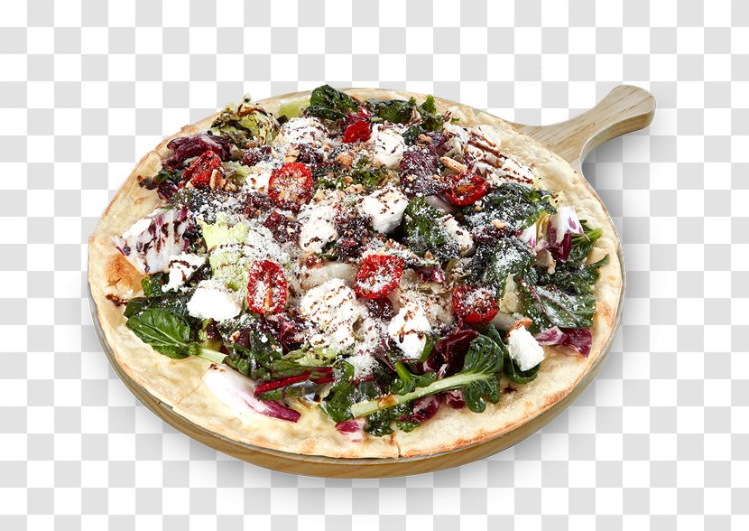Pizza Vegetarian Cuisine Recipe Salad Leaf Vegetable - Food Transparent PNG