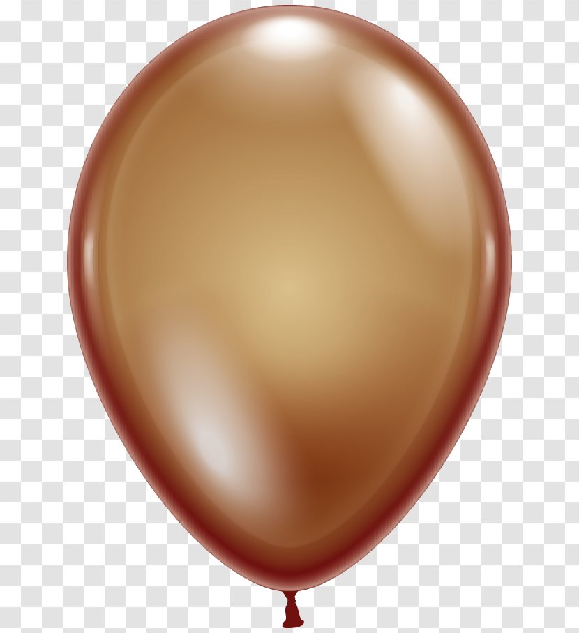 Toy Balloon Blue Metallic Color Brown Transparent PNG