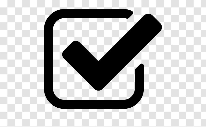 Checkbox Symbol - Page - Blackandwhite Transparent PNG