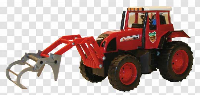 Tractor Car Toy Clip Art - Agricultural Machinery - Excavator Transparent PNG