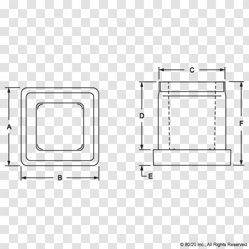 Drawing Area Rectangle - Square Meter - Dimensional Transparent PNG