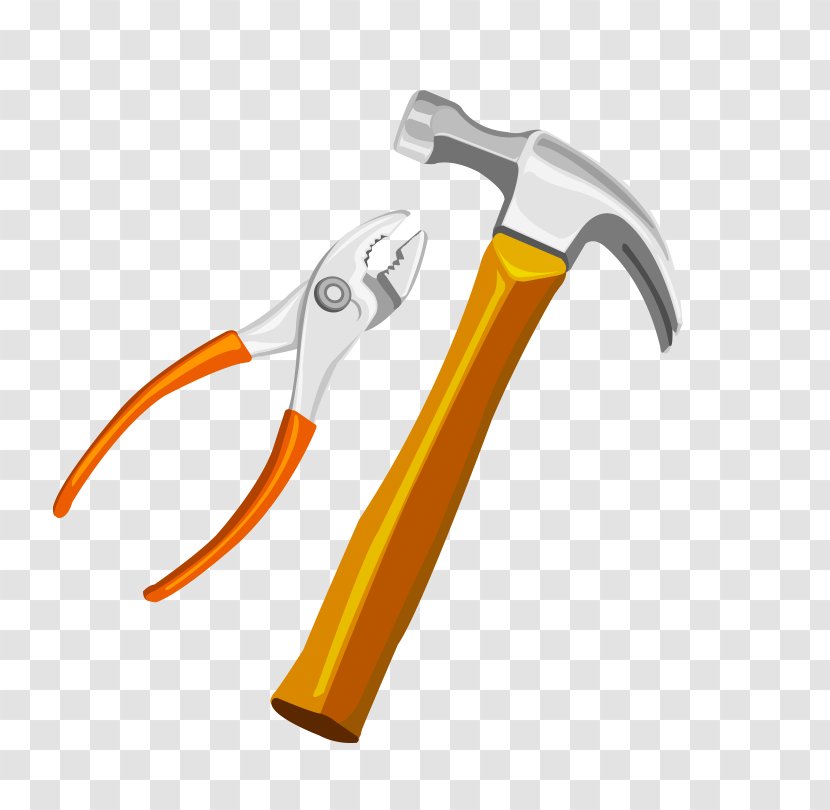 Hammer Tool - Hardware - Vector Repair Tools Transparent PNG