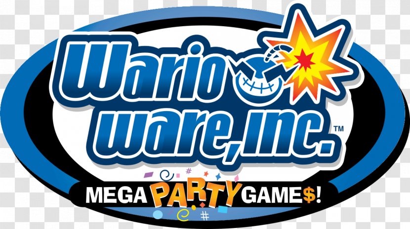 WarioWare, Inc.: Mega Party Game$! Microgames! Logo GameCube Nintendo - Warioware Transparent PNG
