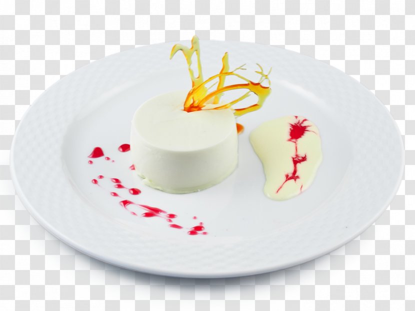 Plate Dessert Porcelain Dish Network - Panna Cotta Transparent PNG