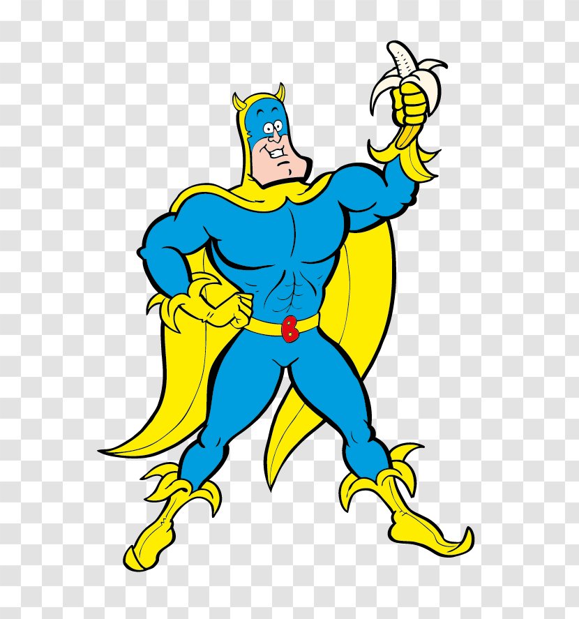 Bananaman Cartoon Comics Television Show - Banana Transparent PNG