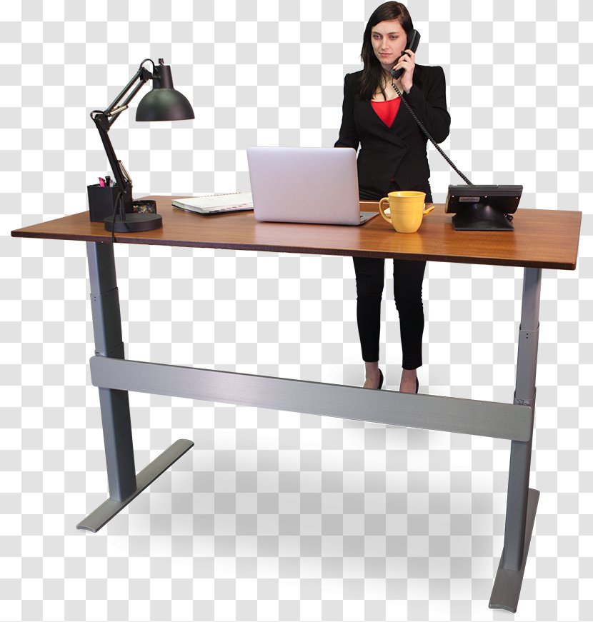 Standing Desk Sit-stand Computer - Table - Working Transparent PNG