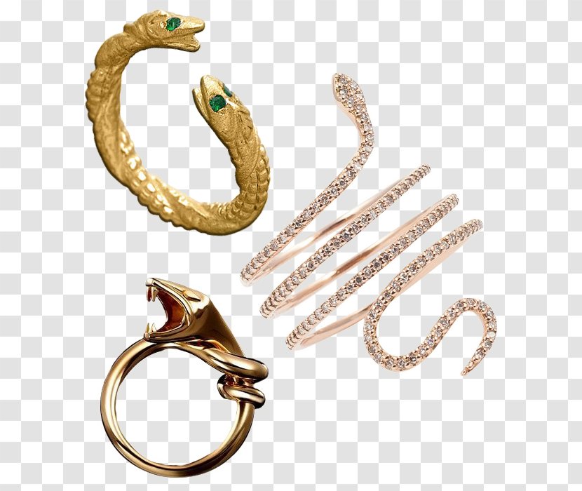 Jewellery Ring Gold Clothing Accessories Jewelry Design - Snakes Transparent PNG