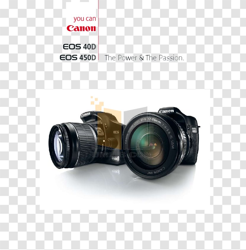 Digital SLR Canon EOS 40D Camera Lens 450D Single-lens Reflex - Hardware Transparent PNG