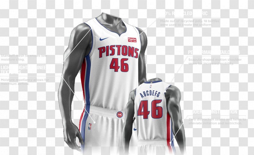 Jersey Detroit Pistons Los Angeles Lakers Miami Heat Boston Celtics - Retro Jerseys Transparent PNG