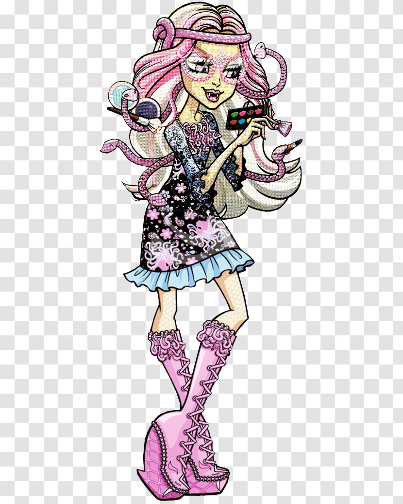 Monster High Clawdeen Wolf Doll Art Gorgon - Flower Transparent PNG