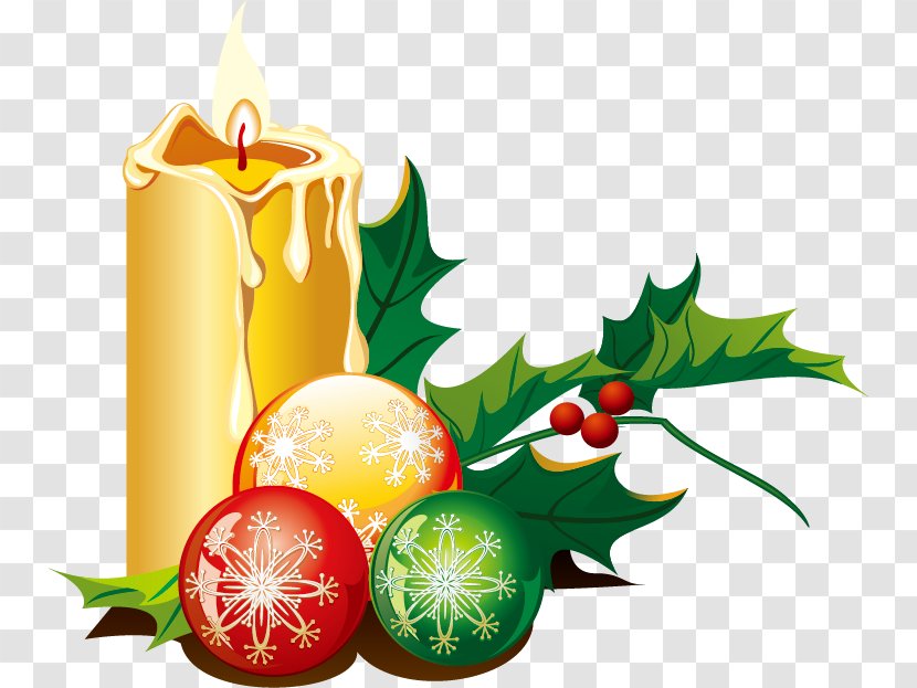 Candle - Vegetable - Vector Christmas Candles Transparent PNG