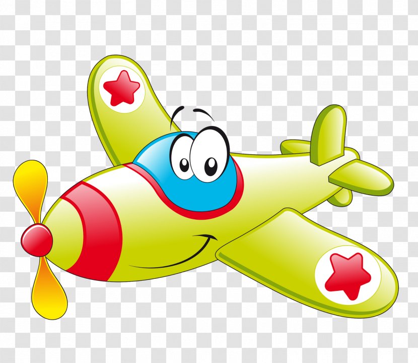 Cartoon Drawing Clip Art - Aircraft Transparent PNG