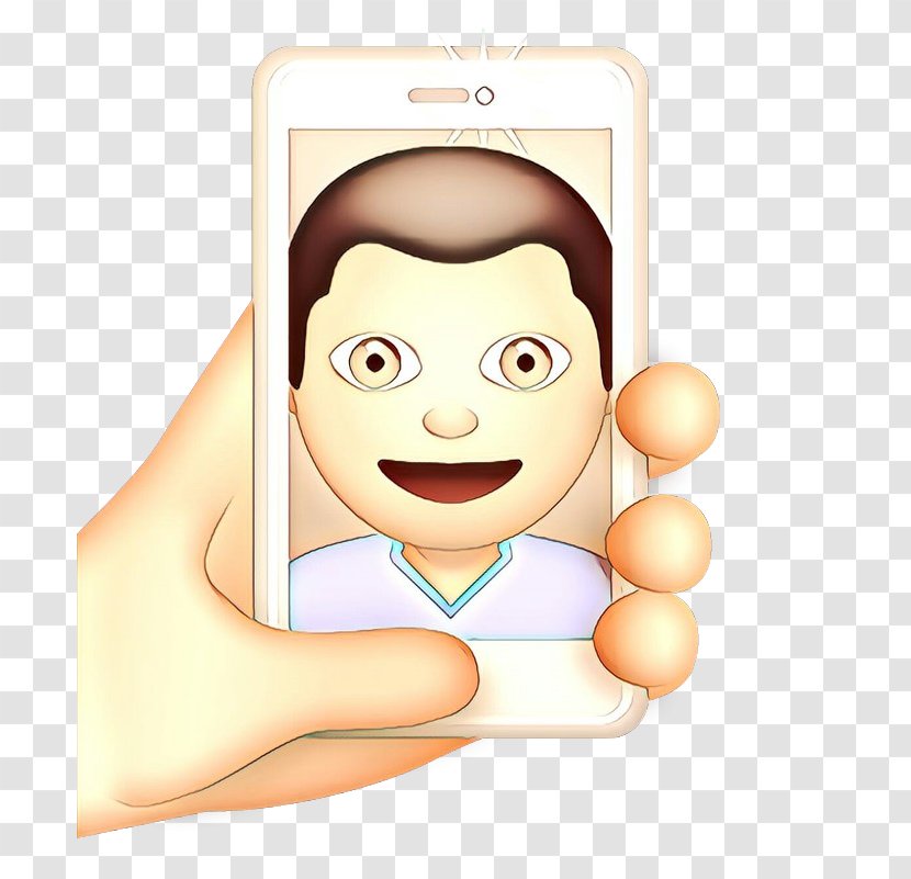 Laughter Cheek Smile Character Cartoon - Gesture Animation Transparent PNG