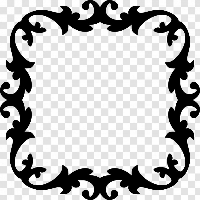 Ornament Picture Frames Clip Art - Decorative Border Transparent PNG