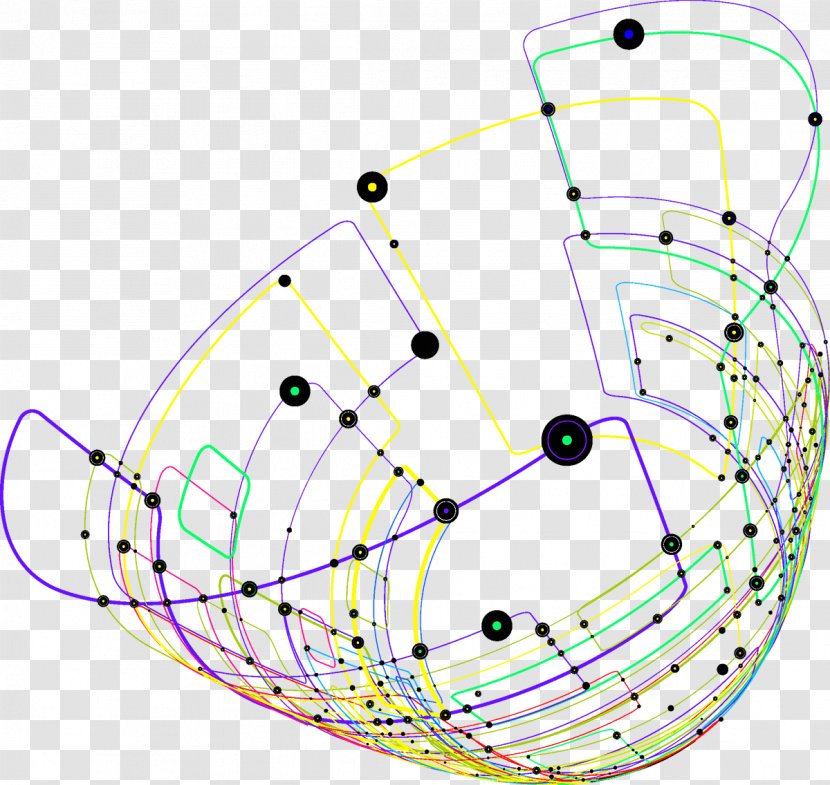 Line Circle - Geometric Shape - Colorful Lines Transparent PNG
