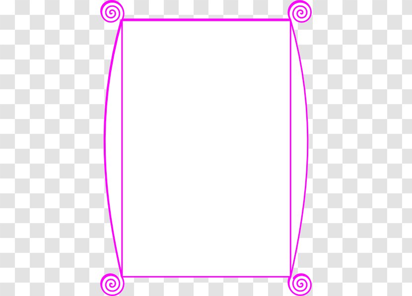 Paper Line Angle Point Pink - Rectangle - Border Design Transparent PNG