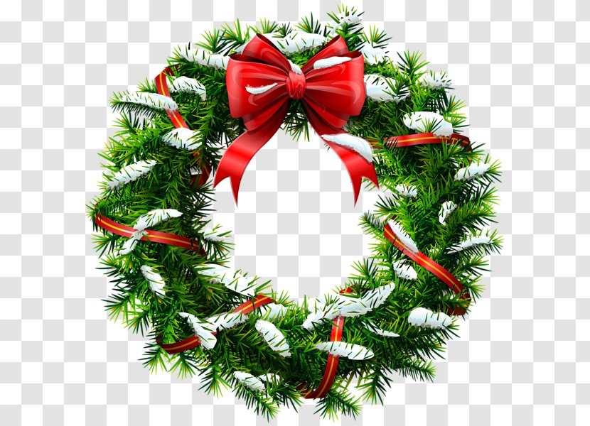 Wreath Christmas Clip Art - Ornament Transparent PNG