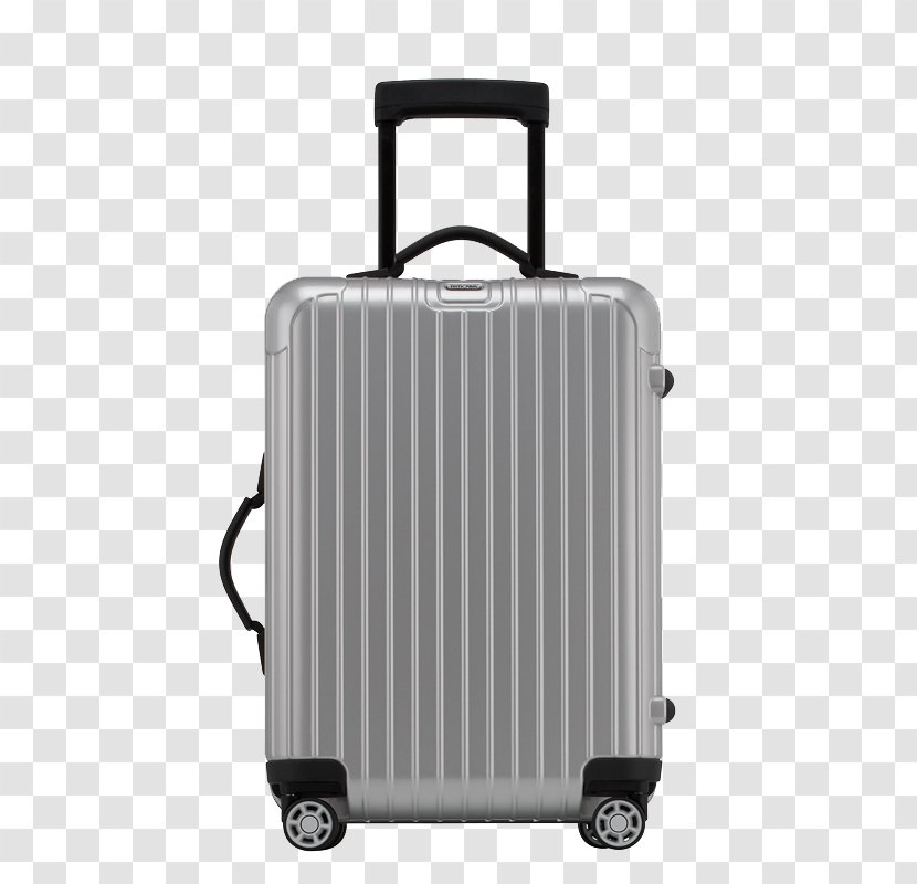 Salsa Rimowa Baggage Suitcase Hand Luggage - Silver Hard Suitcases Transparent PNG