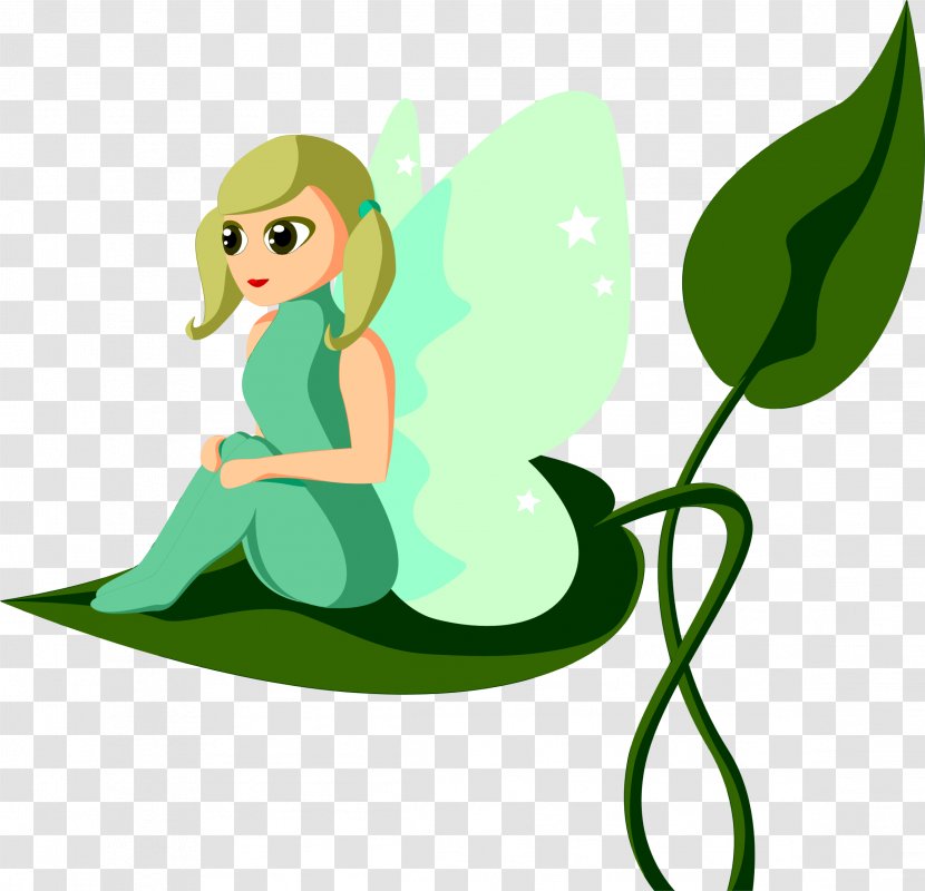 Fairy Clip Art - Leaf - Fantasy Women Transparent PNG