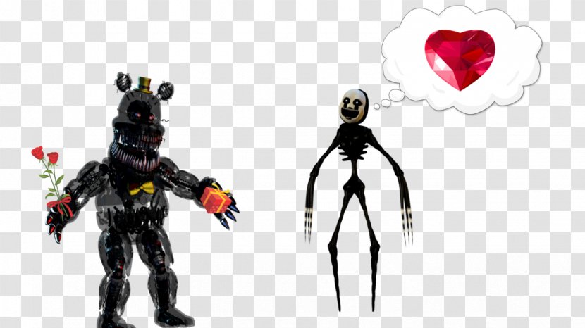 Five Nights At Freddy's 4 2 Freddy's: Sister Location The Joy Of Creation: Reborn Nightmare - Art - Kiss Tongue Transparent PNG