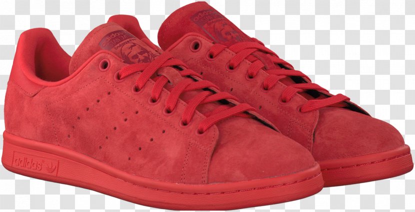 Adidas Stan Smith Sneakers Red Skate Shoe - Cross Training - Home Model Transparent PNG