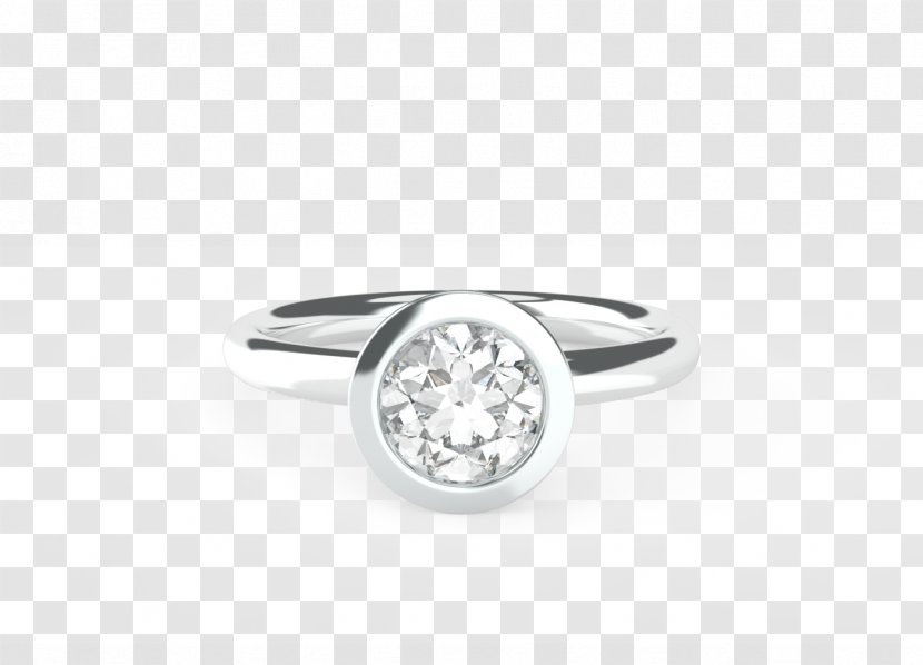 Engagement Ring Hope Diamonds Jewellery - Metal - Round Bezel Transparent PNG