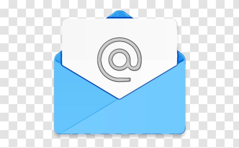 Circle Background Arrow - Electric Blue - Mail Label Transparent PNG
