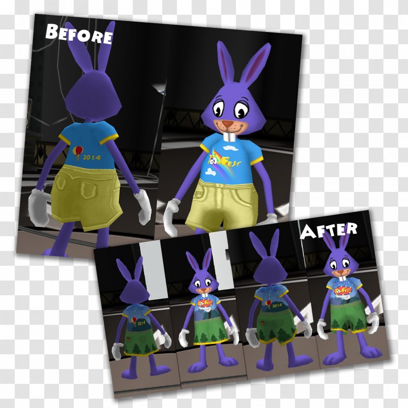 Toontown Online Fashion Massively Multiplayer Game Blog - Rabbit - JEANS TEXTURE Transparent PNG