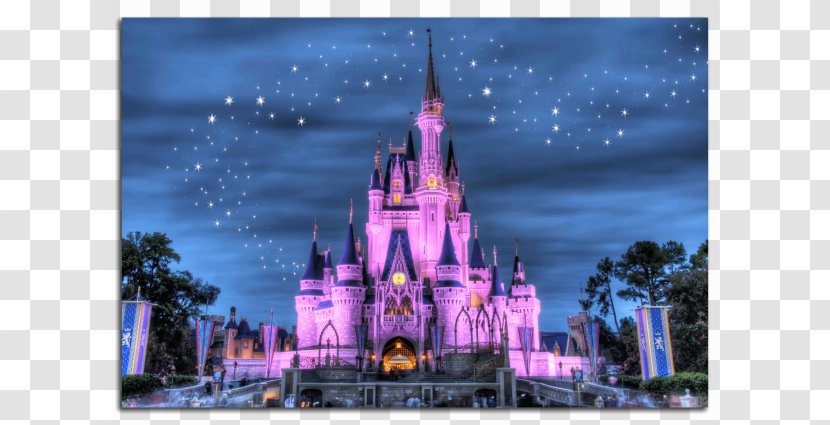 Magic Kingdom Cinderella Castle Disneyland Disney Travel - Purple Transparent PNG