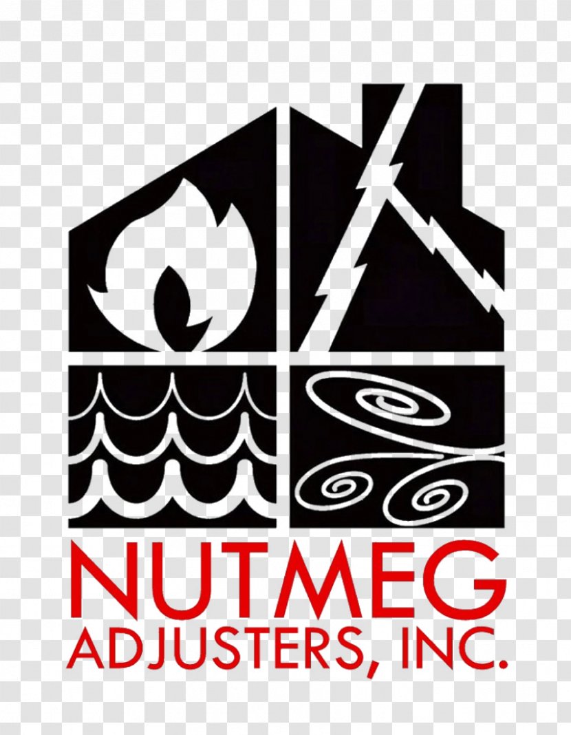 Nutmeg Adjusters Inc Insurance Logo Brand Professional Services - Text Transparent PNG