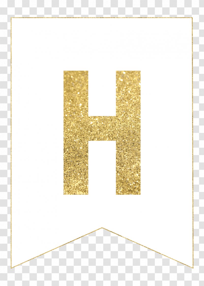 Paper Letter Banner Alphabet Printing - Text - Birthday Transparent PNG