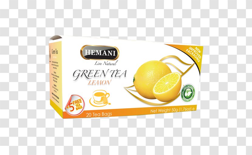 Green Tea Lemon Herbal Bag - Lime Transparent PNG