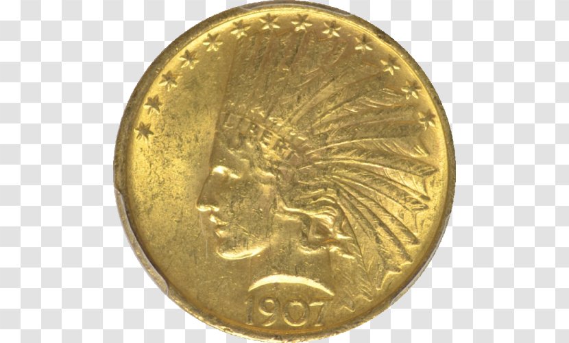 Coin Indian Head Gold Pieces Half Eagle - Quarter Transparent PNG