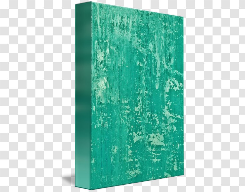Green Turquoise Rectangle - A Rainy Night Transparent PNG