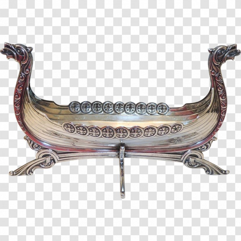 Viking Ships Vikings Boat Silver - Heart - Ship Transparent PNG