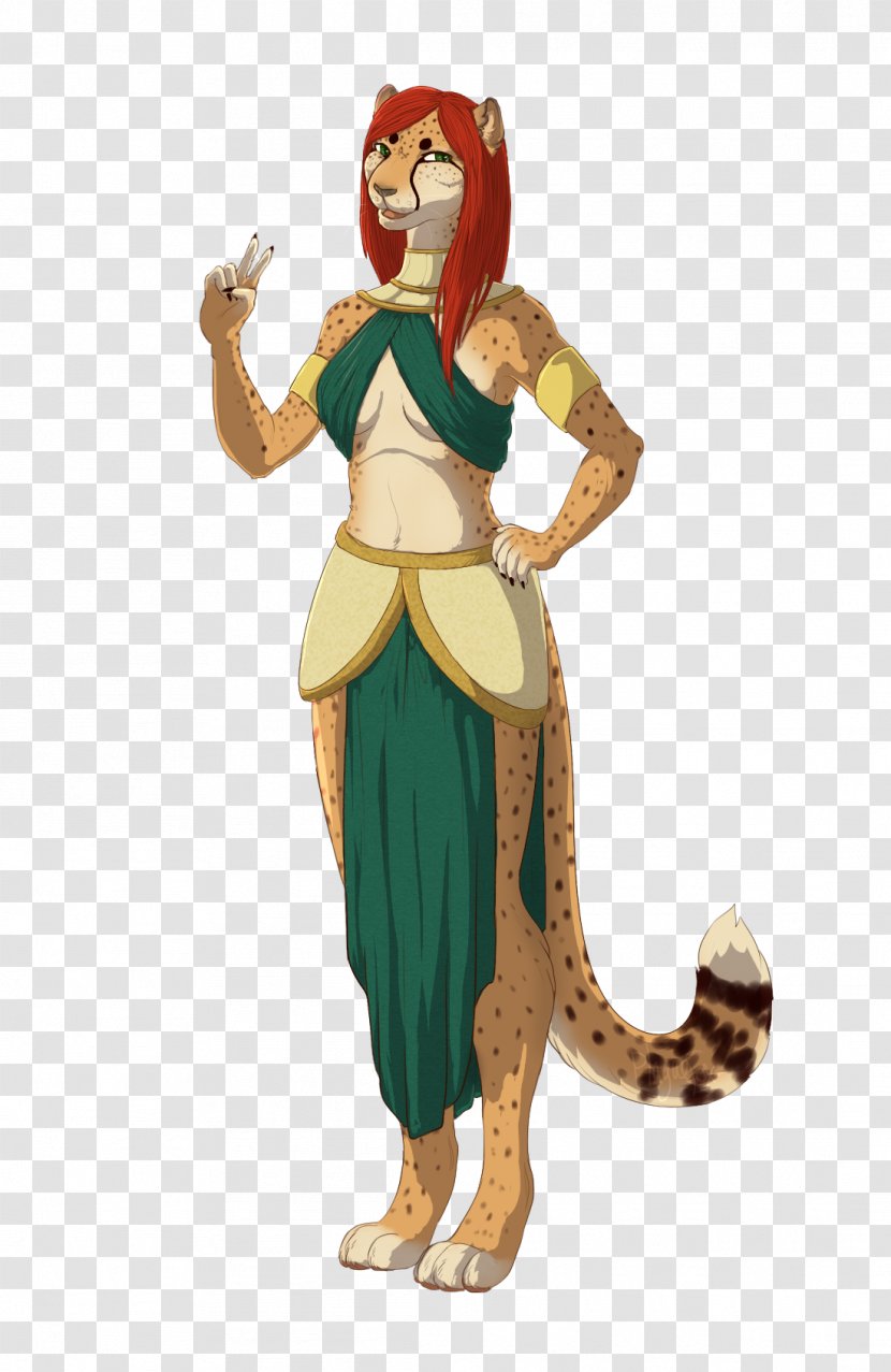 Drawing Furry Fandom Concept Art Costume Sketch - Afternoon - Cheetah Transparent PNG