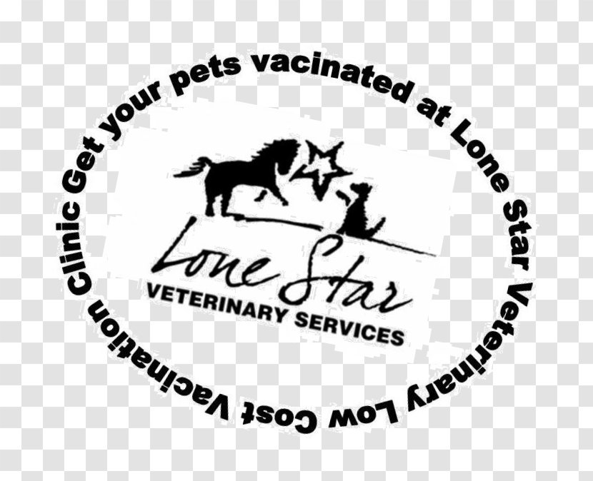 Amarillo S. P. C. A. Logo Horse Canidae Brand - Black And White - Sponser Transparent PNG