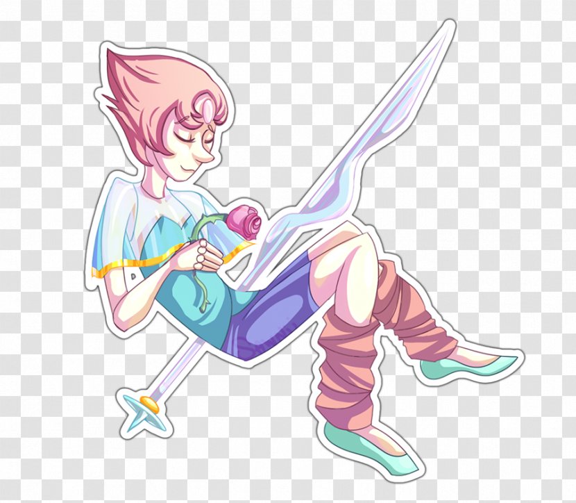 Pearl Stevonnie Steven Universe Fan Art Cartoon Network - Watercolor - Wanting Transparent PNG